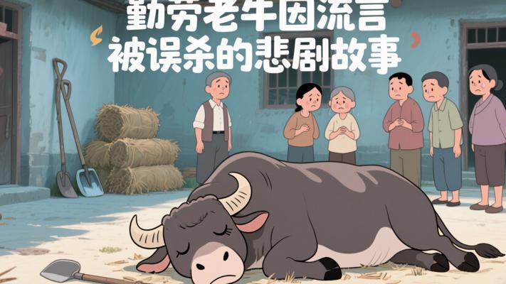 勤劳老牛因流言被误杀的悲剧故事