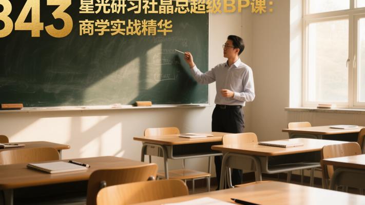843星光研习社晶总超级BP课：商学实战精华