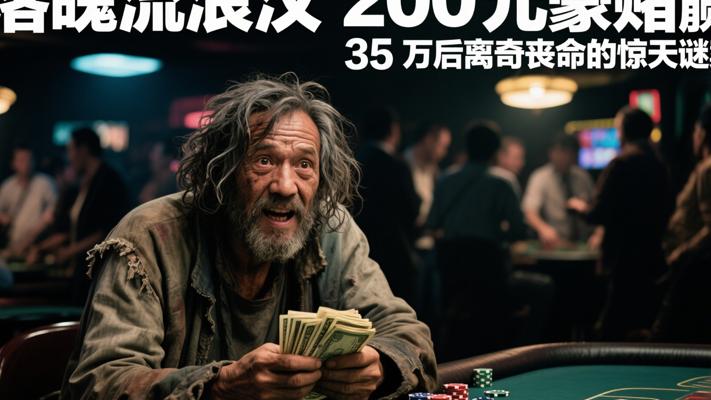 落魄流浪汉200元豪赌赢35万后离奇丧命的惊天谜案
