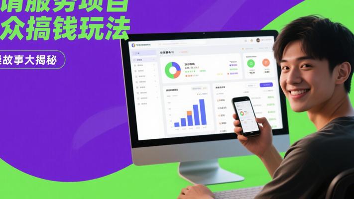 代请服务项目小众搞钱玩法的实操故事