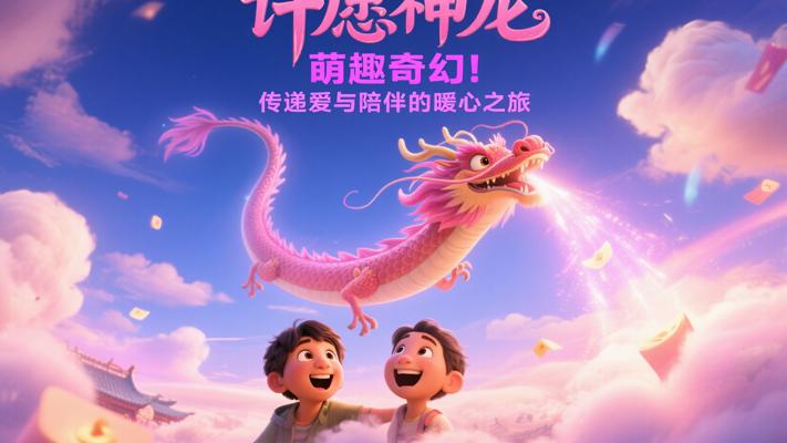 萌趣奇幻！《许愿神龙》传递爱与陪伴的暖心之旅