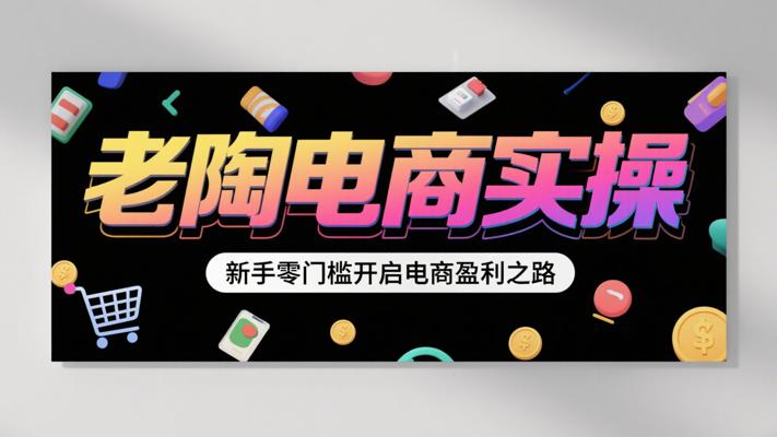 老陶电商实操：新手零门槛开启电商盈利之路