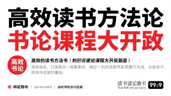 高效读书方法论课程大公开