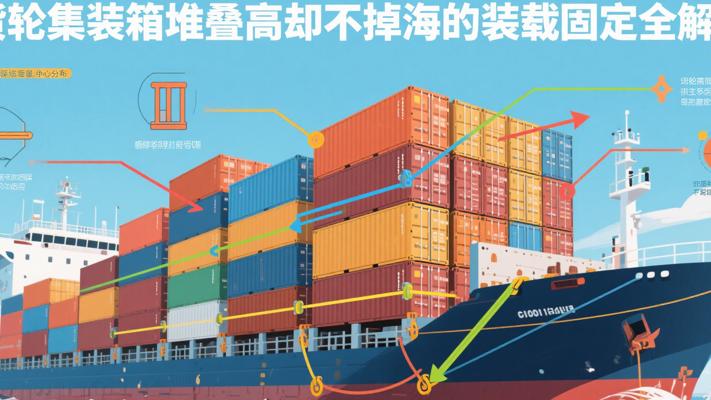 货轮集装箱堆叠高却不掉海的装载固定全解析