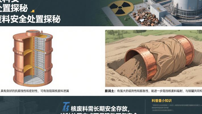核废料安全处置探秘特制铜罐膨润土构筑万年防护屏障