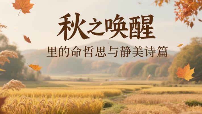 秋之唤醒里的生命哲思与静美诗篇