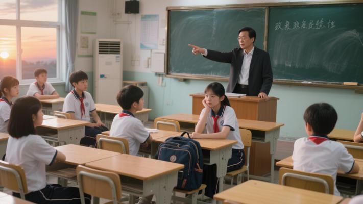 因为同学提前收书包我们被政治老师延迟放学的故事