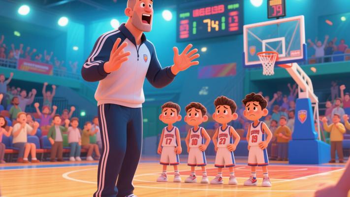 篮球教练用坚持故事激励队员逆转的历程