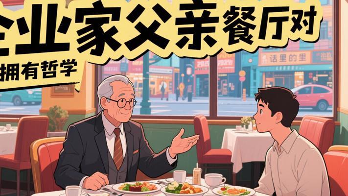 企业家父亲餐厅对话里的失去拥有哲学