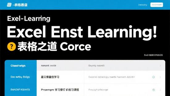 Excel最佳学习:表格之道课程