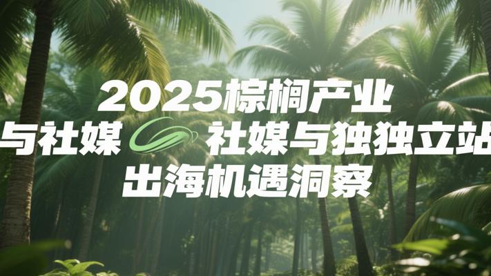 2025棕榈产业社媒与独立站出海机遇洞察