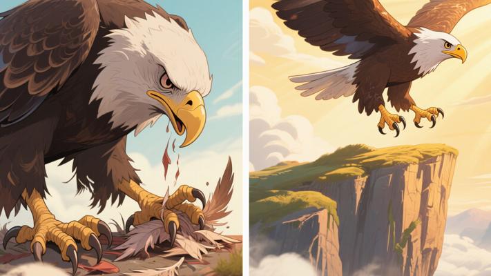 老鹰40岁痛苦蜕变重获新生的生命启示故事