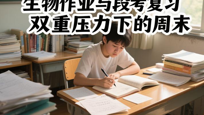 生物作业与段考复习双重压力下的周末
