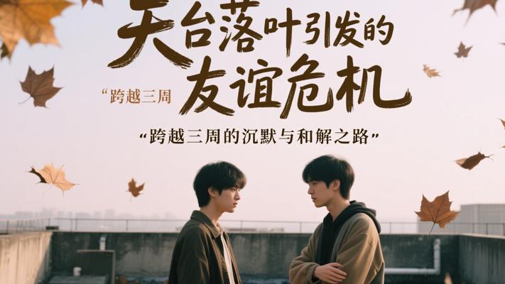 天台落叶引发的友谊危机：跨越三周的沉默与和解之路