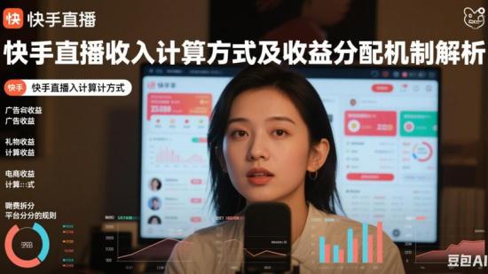 快手直播收入计算方式及收益分配机制解析