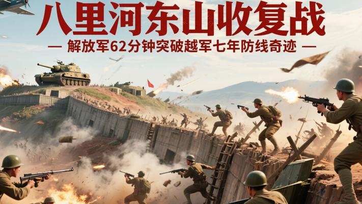 八里河东山收复战：解放军62分钟突破越军七年防线奇迹