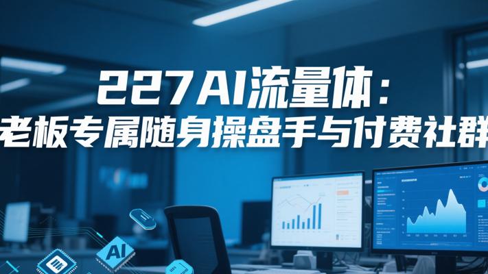 227AI流量体：老板专属随身操盘手与付费社群