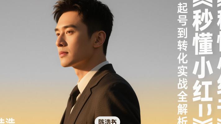 陈浩《秒懂小红书》：起号到转化实战全解析