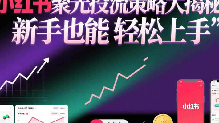 小红书聚光投流策略大揭秘：新手也能轻松上手