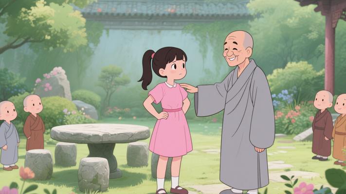 雅纯因不满训导老师被星云法师点化领悟包容真谛