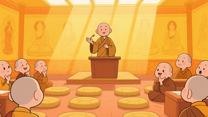 愚钝弟子般特悟透偈子讲经令僧尼叹服的故事