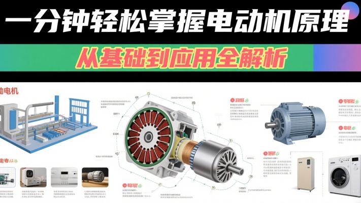 一分钟轻松掌握电动机原理从基础到应用全解析