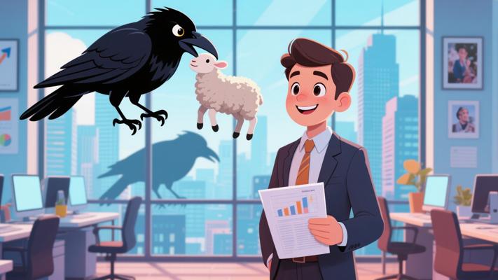 乌鸦猎羊故事启发下的创业逆袭之路