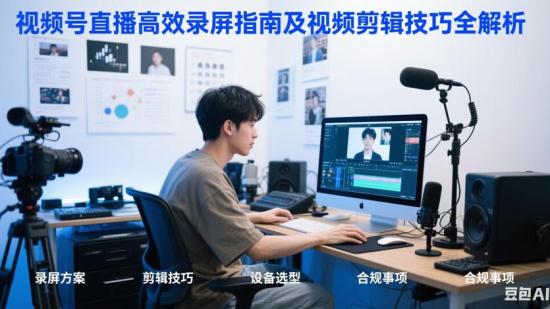 视频号直播高效录屏指南及视频剪辑技巧全解析