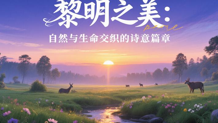 黎明之美：自然与生命交织的诗意篇章