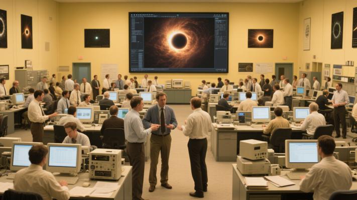 揭秘人类首张黑洞照片背后200科学家10年冲洗历程