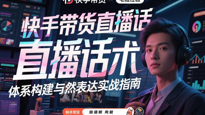 快手带货直播话术体系构建与自然表达实战指南