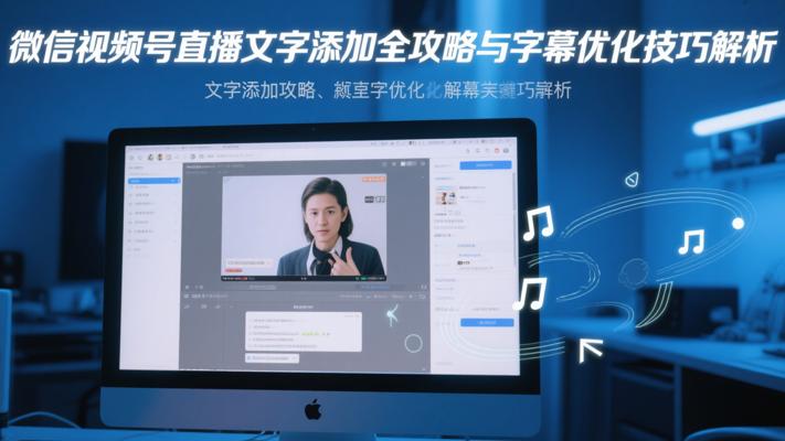 微信视频号直播文字添加全攻略与字幕优化技巧解析
