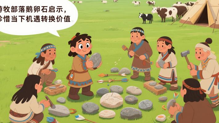 游牧部落的鹅卵石启示：珍惜当下机遇的价值转换