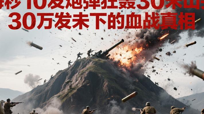 每秒10发炮弹狂轰30米山头 30万发未下的血战真相