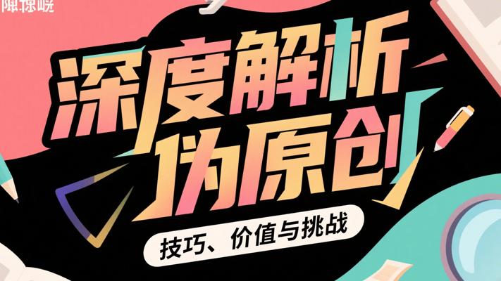 深度解析伪原创：技巧、价值与挑战