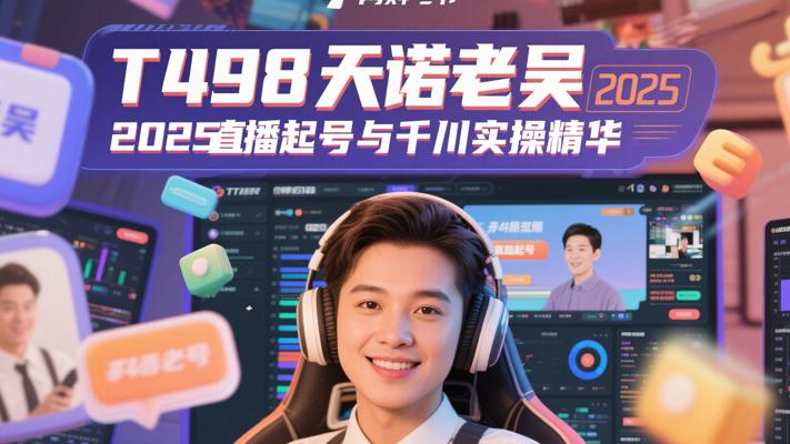 T498天诺老吴2025直播起号与千川实操精华