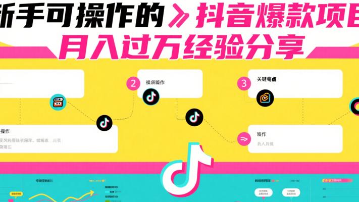 新手可操作的抖音爆款项目月入过万经验分享
