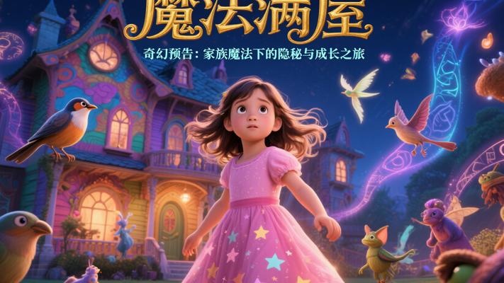 《魔法满屋》奇幻预告：家族魔法下的隐秘与成长之旅