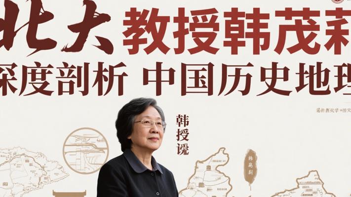 北大教授韩茂莉深度剖析中国历史地理