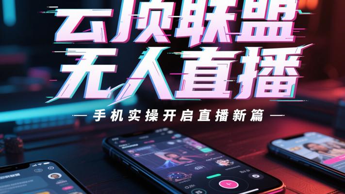 云顶联盟无人直播：手机实操开启直播新篇