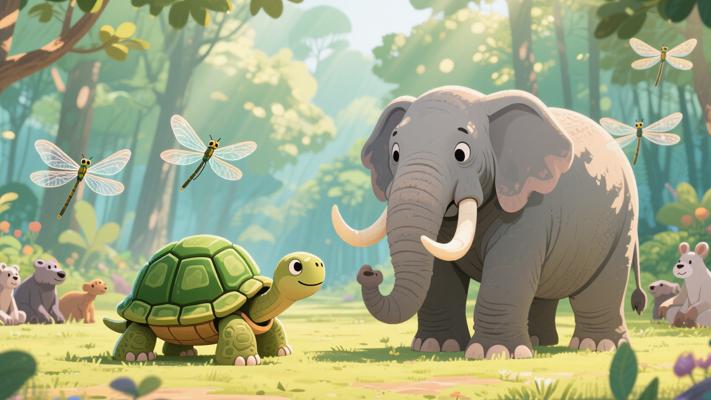 乌龟大象等动物与蜻蜓的寿命对比及感悟故事