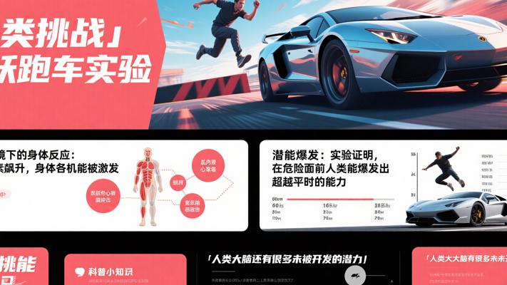 人类挑战跳跃跑车实验揭秘危险情境下的潜能爆发故事