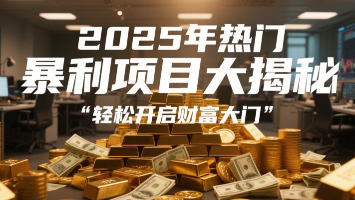 2025年热门暴利项目大揭秘轻松开启财富大门