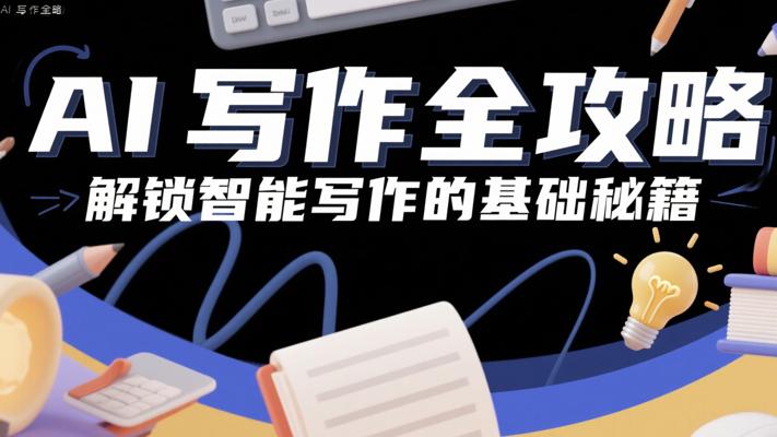 《AI写作全攻略》：解锁智能写作的基础秘籍