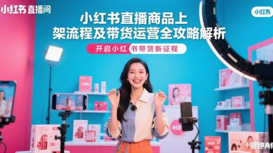 小红书直播商品上架流程及带货运营全攻略解析