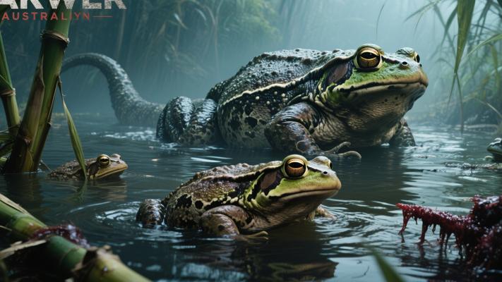 黑暗水域：澳大利亚甘蔗蟾蜍入侵毒杀河中巨怪