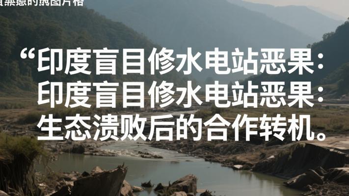 印度盲目修水电站恶果：生态溃败后的合作转机