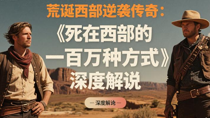 荒诞西部逆袭传奇：《死在西部的一百万种方式》深度解说