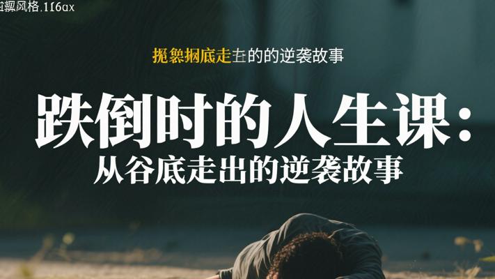 跌倒时的人生课：从谷底走出的逆袭故事