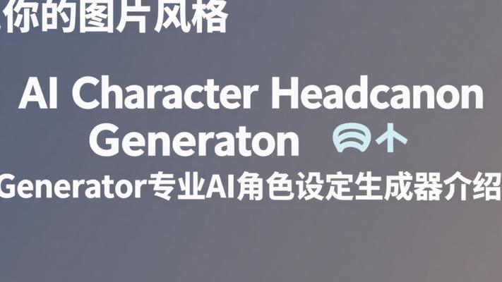 AICharacterHeadcanonGenerator专业AI角色设定生成器介绍